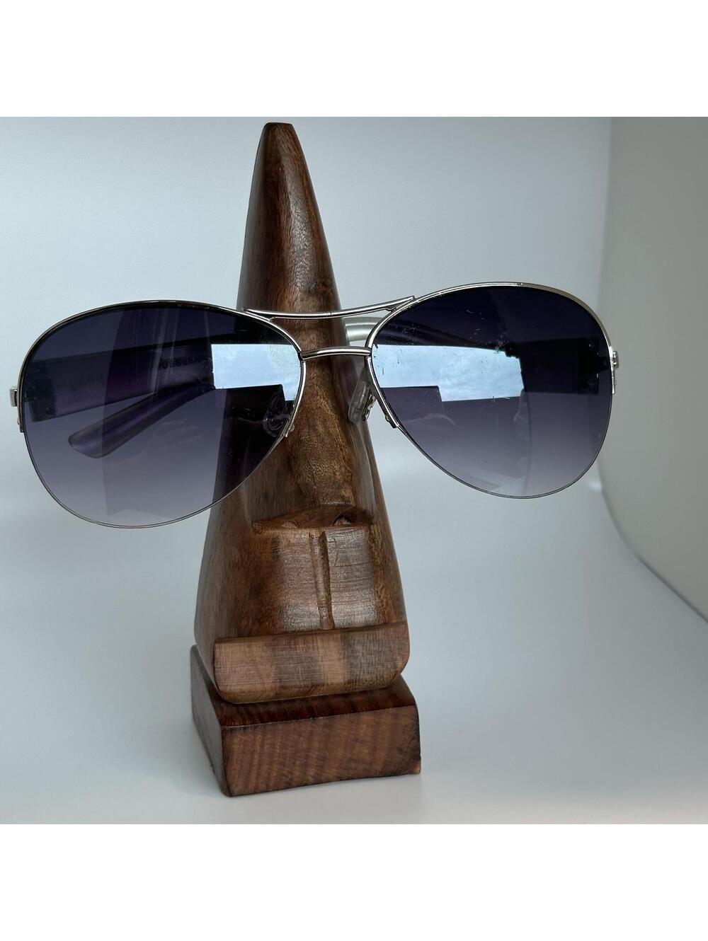 Pugs Aviator Sunglasses Silver Frame with Gradient Lenses